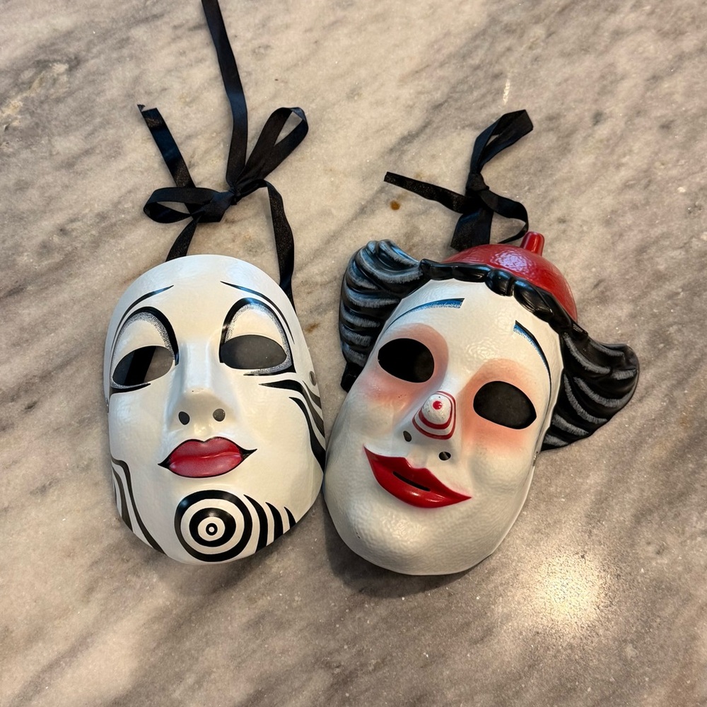 Cirque Du Soleil Theatrical Masks from Quidam